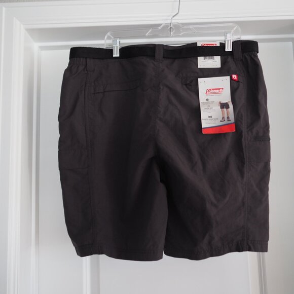 Coleman XL UPF 50 Raven Quick-Dry Outdoor Elastic Waist Utility Cargo Shorts - Picture 1 of 13